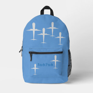Airplanes Flying High, Personalized Printed Backpack