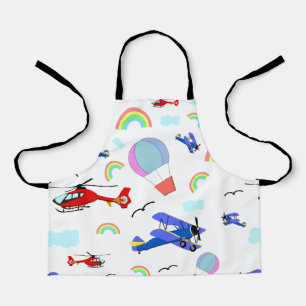 Airplanes, Helicopters, & Balloons Apron