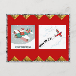 Airplanes Holidays Post Card