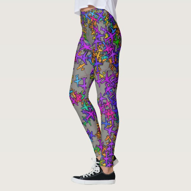Airplanes Leggings (Left)