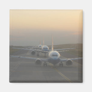 Airplanes on a Runway Magnet