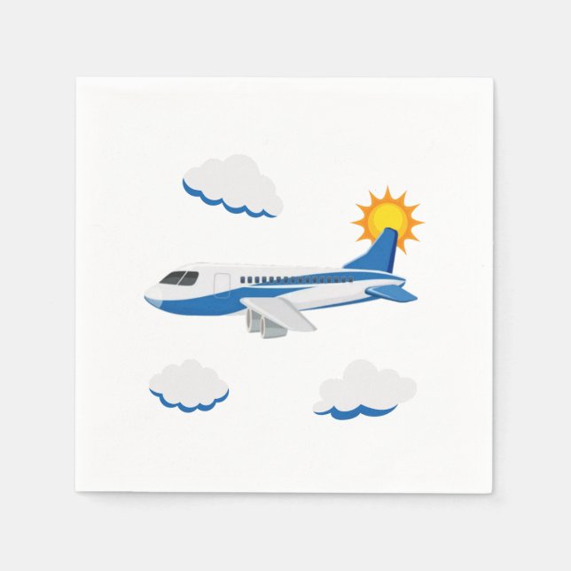 Airplanes Party Collection! Napkin (Front)