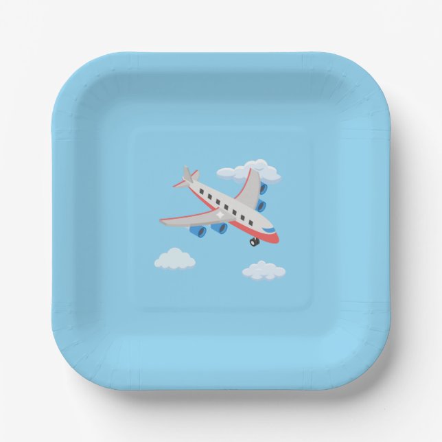 Airplanes Party Collection! Paper Plate (Front)