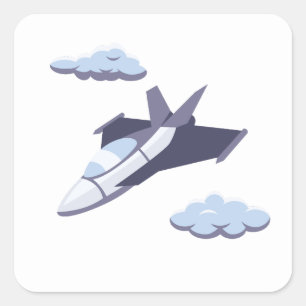 Airplanes Party Collection! Square Sticker