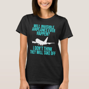 Airplanes Take Off Aerospace Engineering Engineer T-Shirt