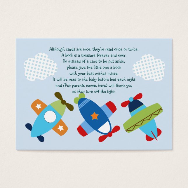 Airplanes Taking Flight Favour Tag/Card (Front)