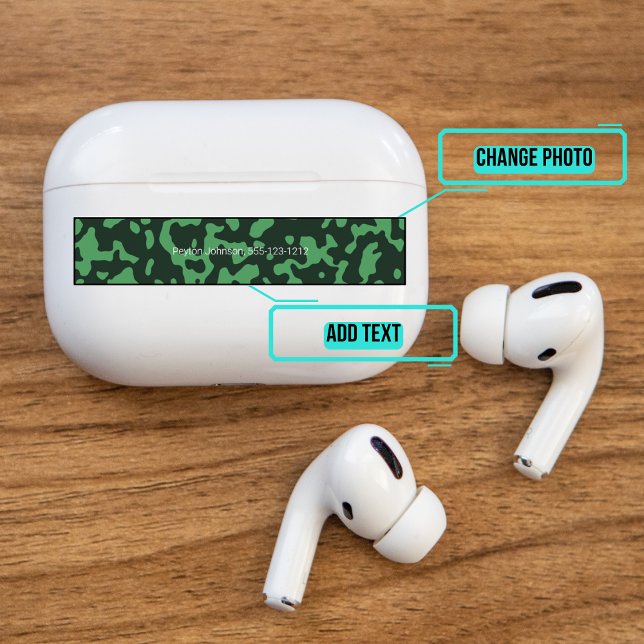 Airpods Pro Case Decorative Skin - Camouflage (Please enjoy our Airpods stickers)