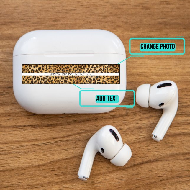 Airpods Pro Case Decorative Skin - Leopard (Please enjoy our Airpods stickers)