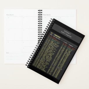 Airport Board Flight Planner (text customizable)
