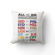 Airport Code pillow