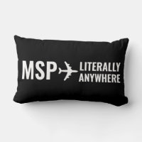Airport Code Travel Lover Nomad Black White