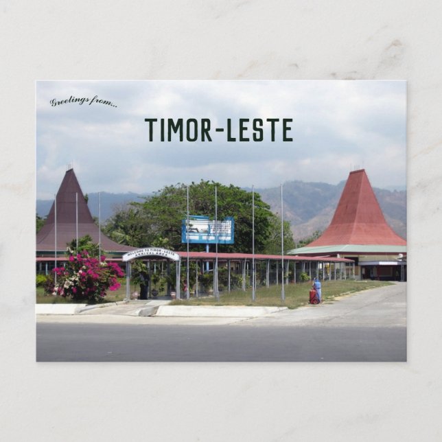 Airport in Dili Timor Leste Postcard (Front)