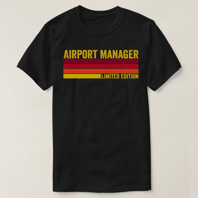 Airport Manager T-Shirt (Design Front)
