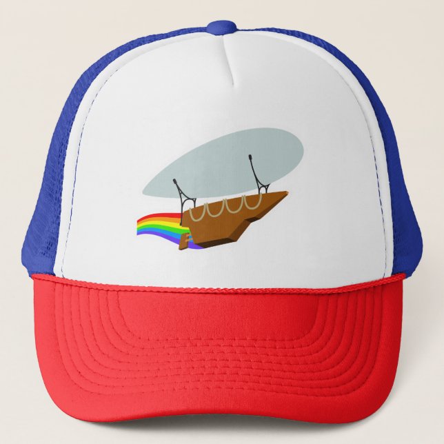 Airpusher Trippy Shippy Trucker Hat (Front)