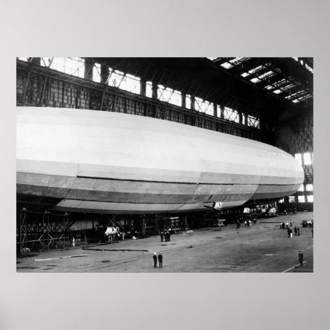 Airship Garage, 1920s Poster (Front)