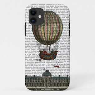 Airship Over City iPhone 11 Case
