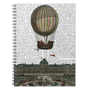 Airship Over City Notebook