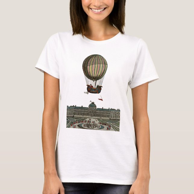 Airship Over City T-Shirt (Front)