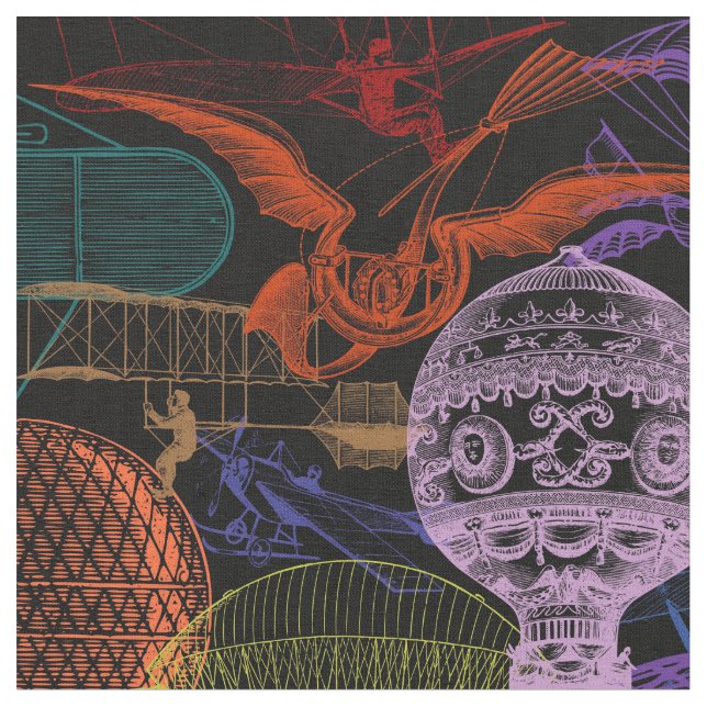 Airships Fabric (Close Up)