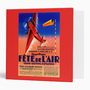 Airshow Featuring Haryse Hilsz Promotional Poste Binder