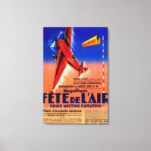 Airshow Featuring Haryse Hilsz Promotional Poste Canvas Print