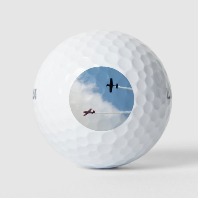 Airshow Fixed Wing Airplane Dogfight Golf Balls (Front)