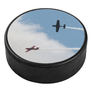 Airshow Fixed Wing Airplane Dogfight Hockey Puck