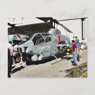 Airshow Helicopter Postcard