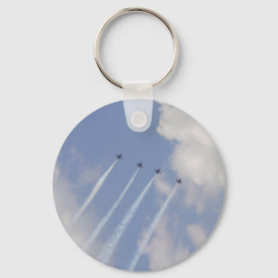 Airshow Military Jet Formation Keychain