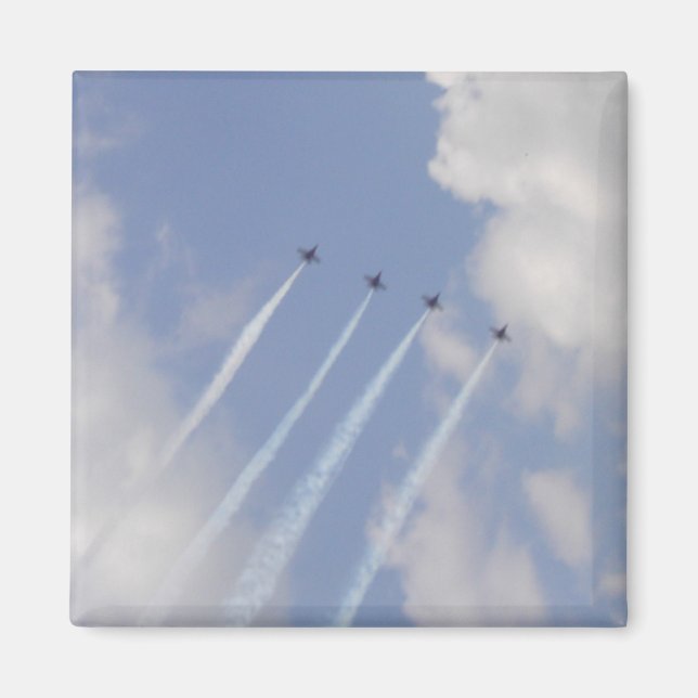 Airshow Military Jet Formation Magnet (Front)