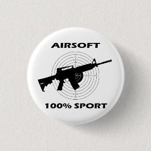 AIRSOFT 1 INCH ROUND BUTTON