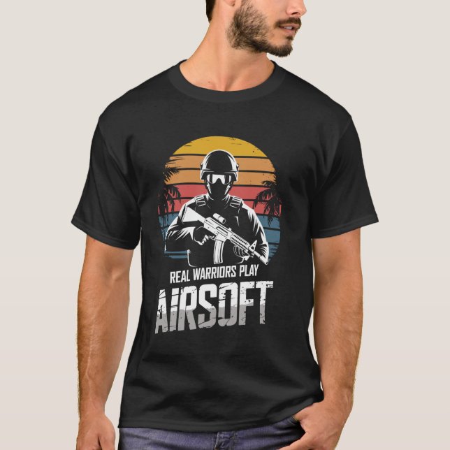 Airsoft Funny MilSim Paintball Tactical Gear Softa T-Shirt (Front)