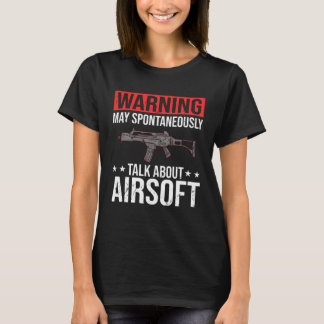 Airsoft Gun Game Shooting Training Player Airsofti T-Shirt