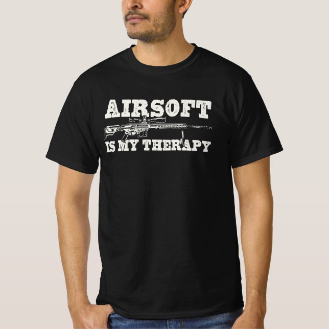 Airsoft Is My Therapy T-Shirt (Front)