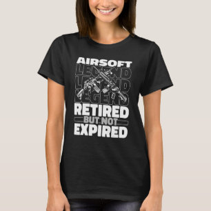 Airsoft Retired - Gun Rifle Milsim T-Shirt