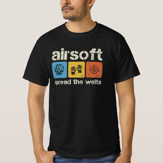 Airsoft Spread The Welts  T-Shirt (Front)