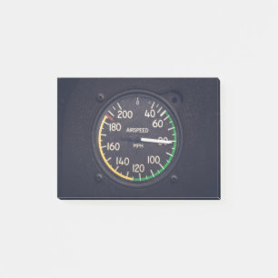 Airspeed Gauge Post-it Notes