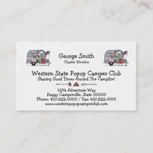 Airstream Trailer Business Card