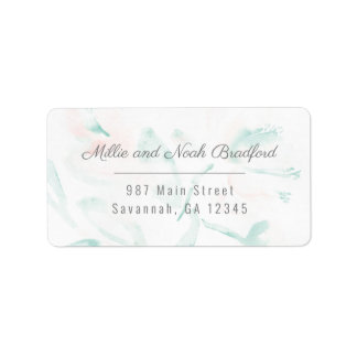 Airy Blooms - Return Address Labels