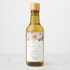 Airy Blush Mini Wine Bottle Label