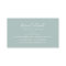 Airy Greenery and Gold Leaf Business Card