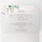 Airy Greenery | Leaf Back Wedding All In One