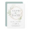 Airy Greenery Save the Date Announcement Card