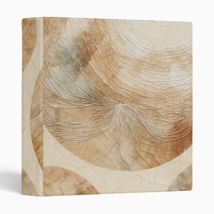 Airy Neutral Natural Elements Bohemian Boho Binder