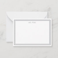 Airy Pastel Dove Elegant Stationery Note Card