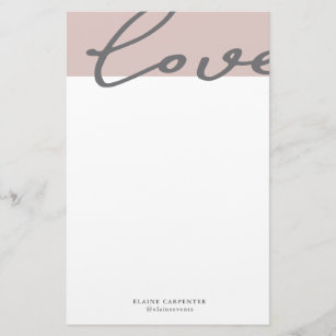 Airy Pastel   Personalized Stationery Paper