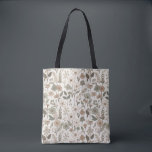 Airy Wildflowers in Cream & Sage Tote Bag<br><div class="desc">A fresh,  airy wildflower design featuring crisp lines in a soothing cream and sage palette. The modern layout and premium quality finishes create a clean,  nature-inspired look with quiet sophistication.</div>