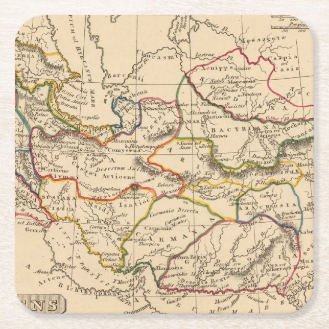 Aisa Square Paper Coaster (Front)