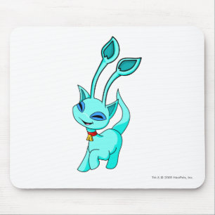 Aisha Blue Mouse Pad