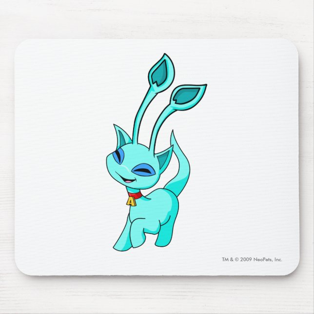 Aisha Blue Mouse Pad (Front)
